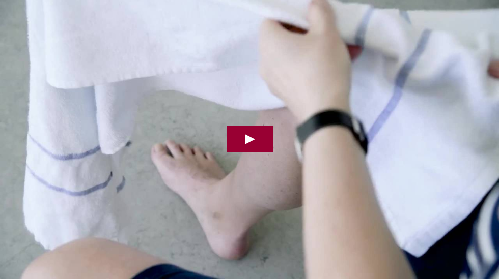 Video: Tørre ben og fødder