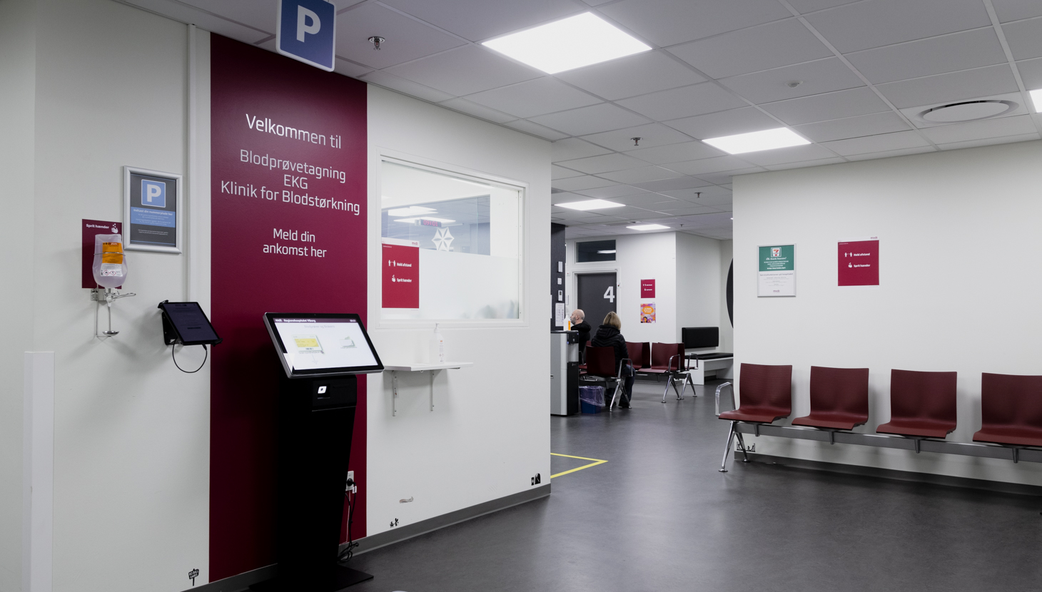 Ankomststander Blodprøvetagning og EKG