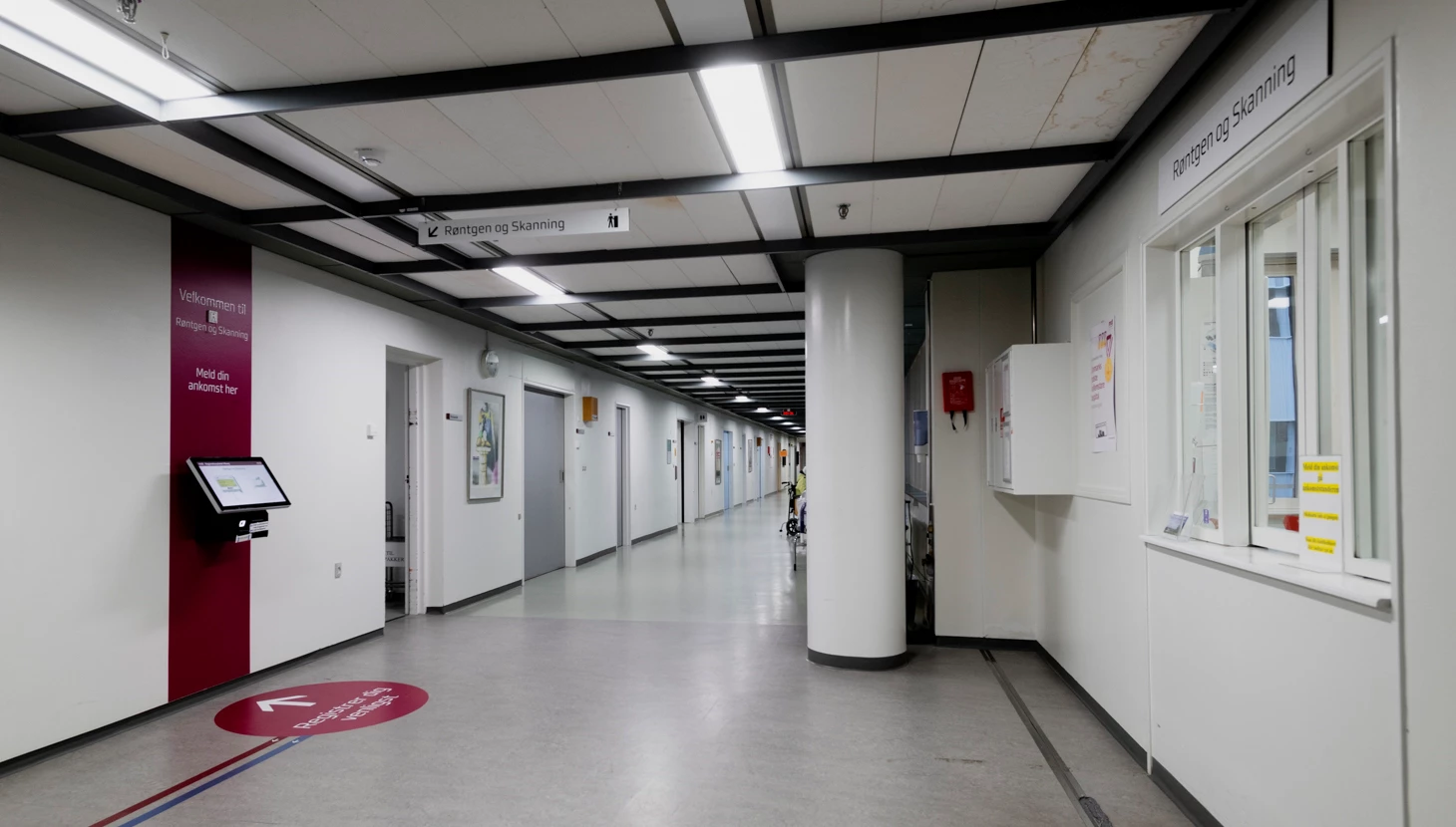 Venteområde ved Røntgen og Skanning
