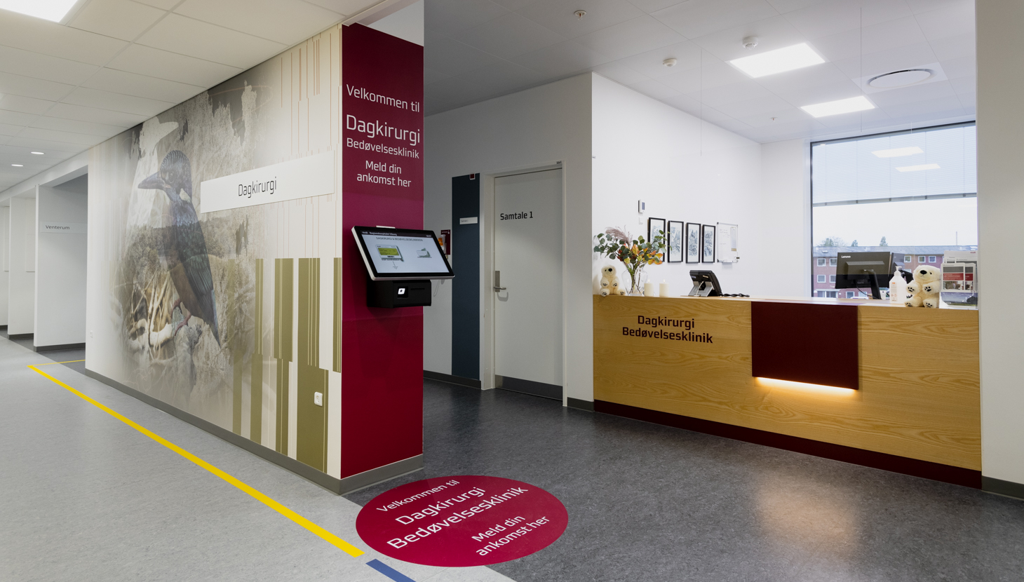 Indgangsområde ved Dagkirurgi