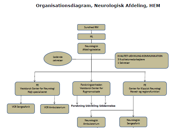 Neurologis organisationsdiagram i pdf